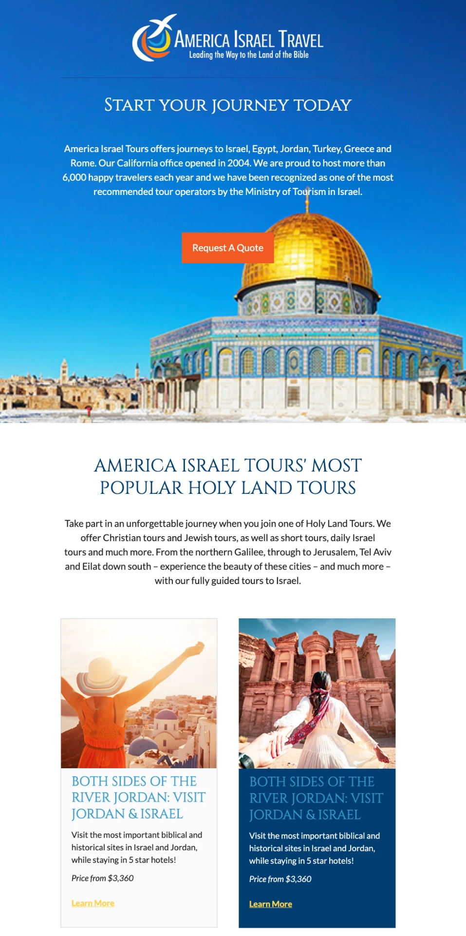 America Israel Tours
